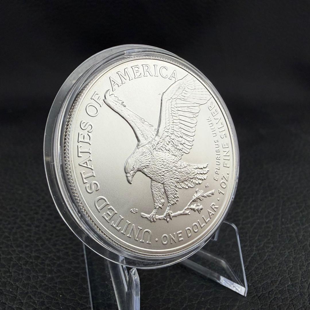 アメリカ イーグル 銀貨 発明:コンピュータ カラー 品質表示証付き 1オンス