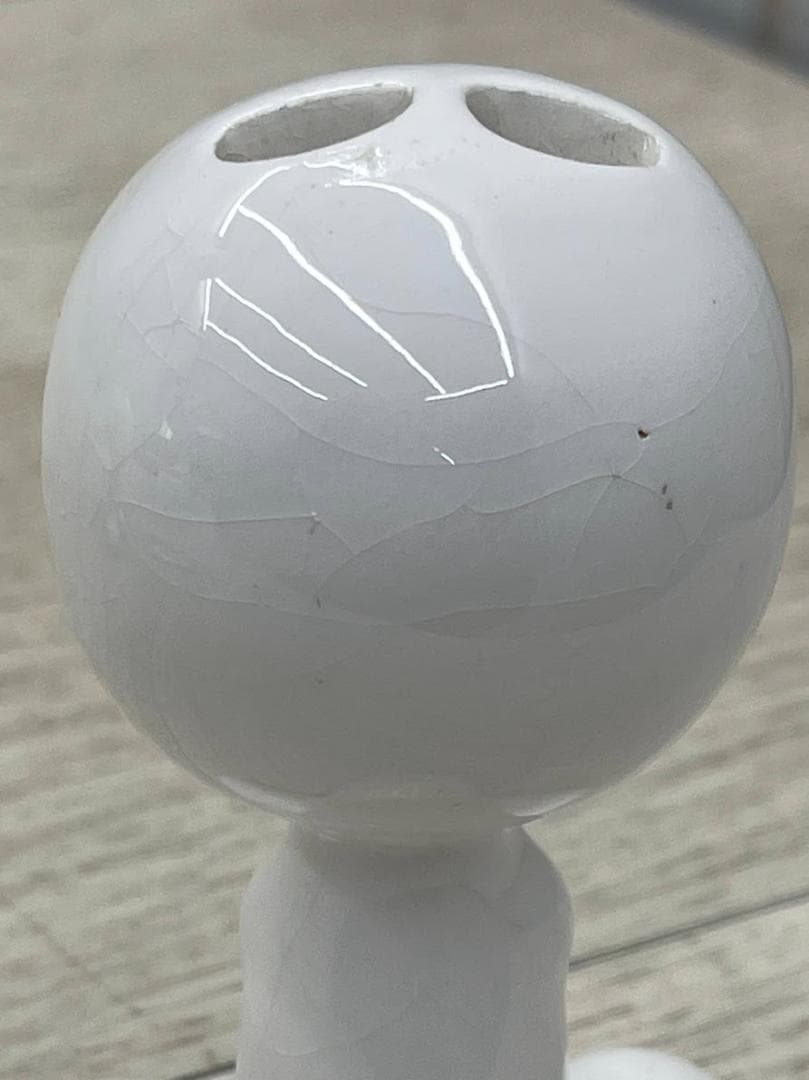 昭和レトロ 内藤ルネ うさぎ フォークスタンド 陶器製 2点 RUNE