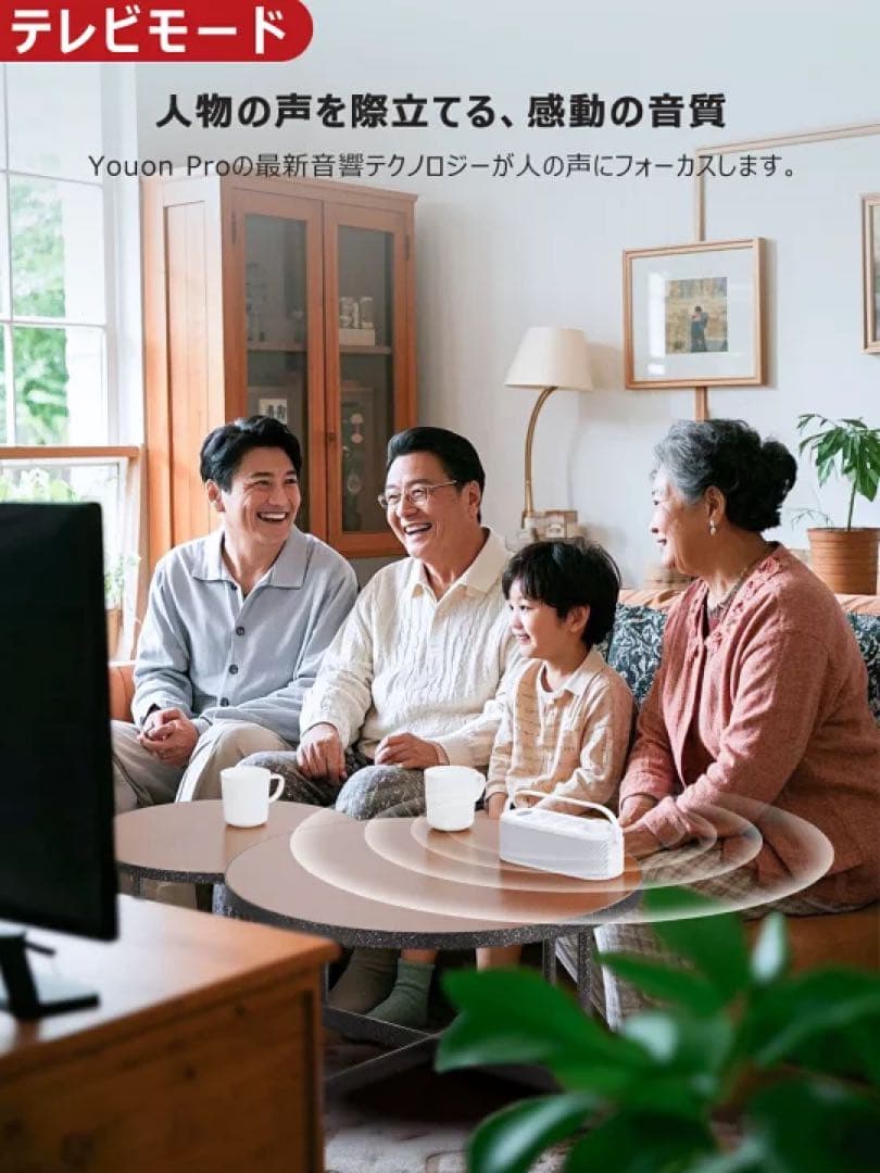 思いやり手元スピーカープロ ゼロ遅延 手元スピーカーテレビ用20W出力