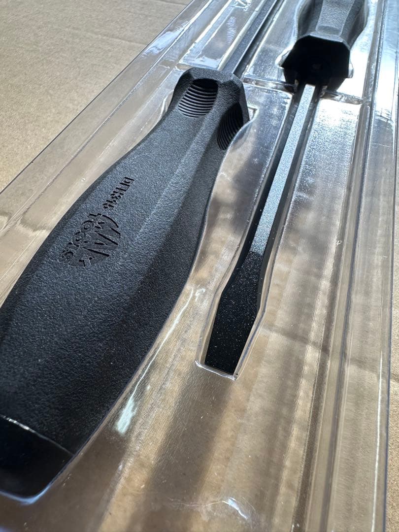 ZERO slip BLACKedition マイナス貫通ドライバー 2本セット