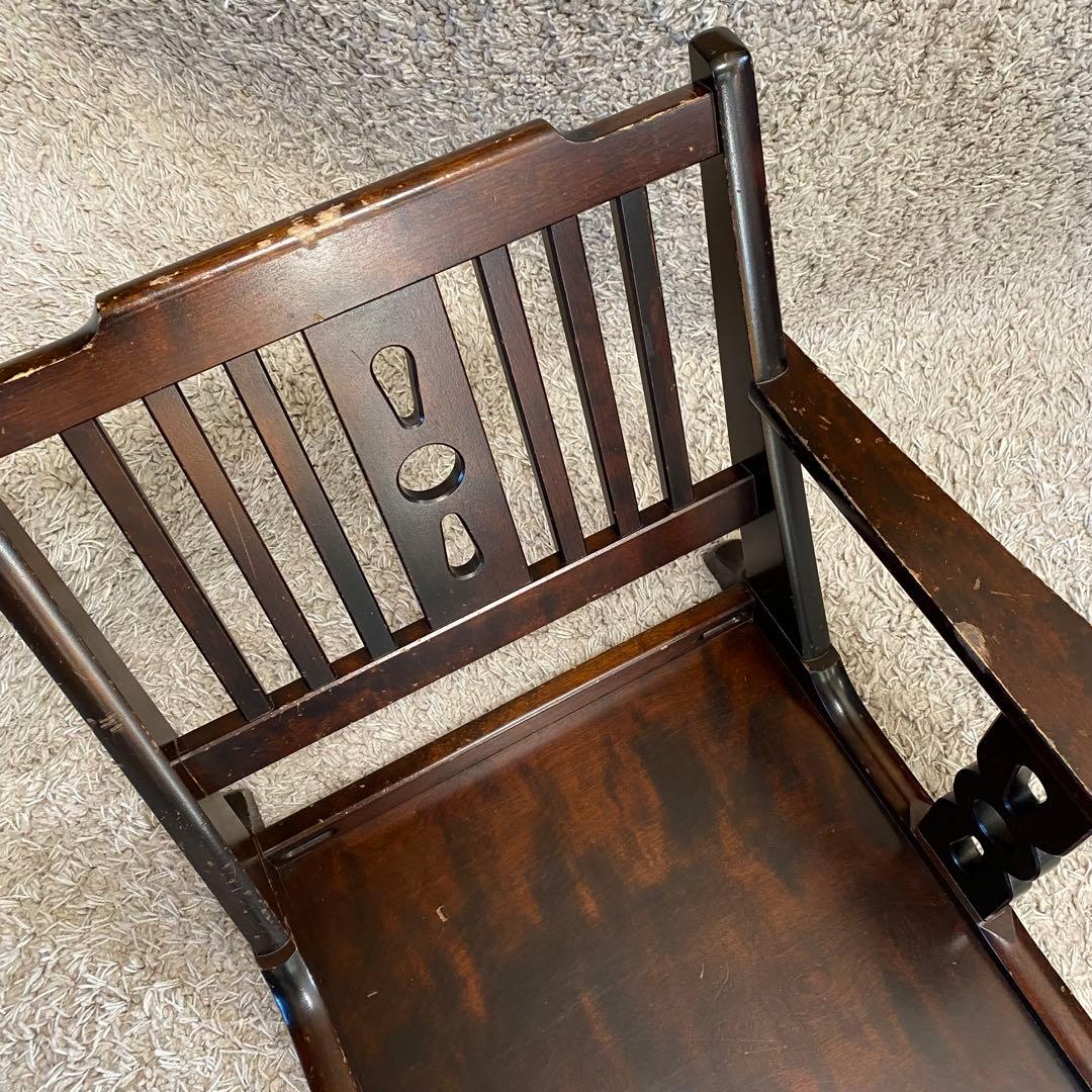 北海道民芸家具　片肘付き　座椅子　高級　二脚セット　ヴィンテージ　アンティーク