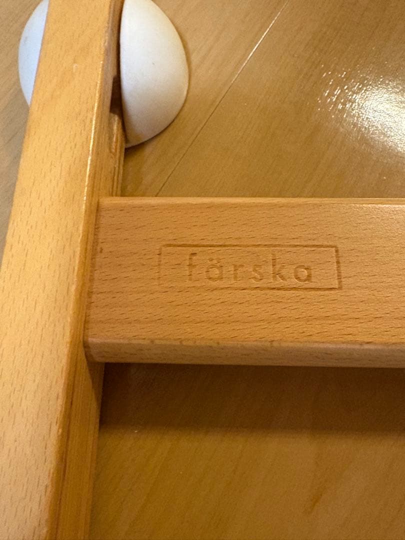 美品　farskaファルスカ スクロールチェアプラス レッド