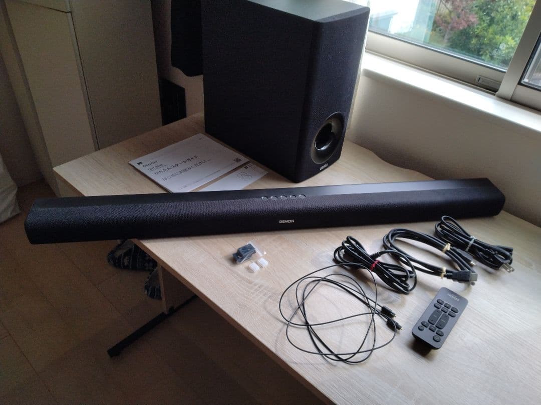DENON・DHT-S316・サウンドバー・スピーカー　取扱説明書＆付属品付