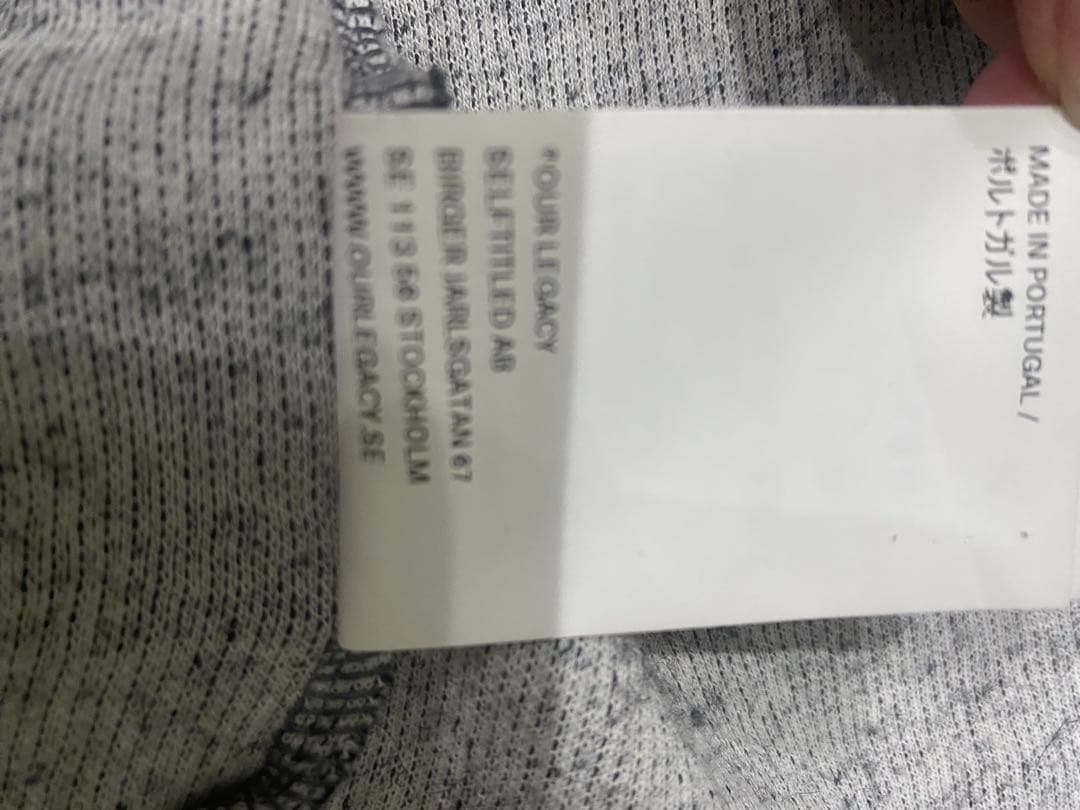 OUR LEGACY SHRUNKEN FULLZIP POLO サイズ46