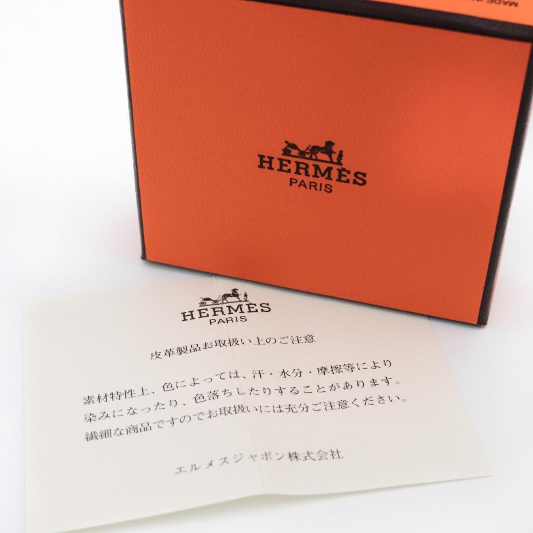 HERMÈS ミニフォトケース トランプ レッド 高さ64mm