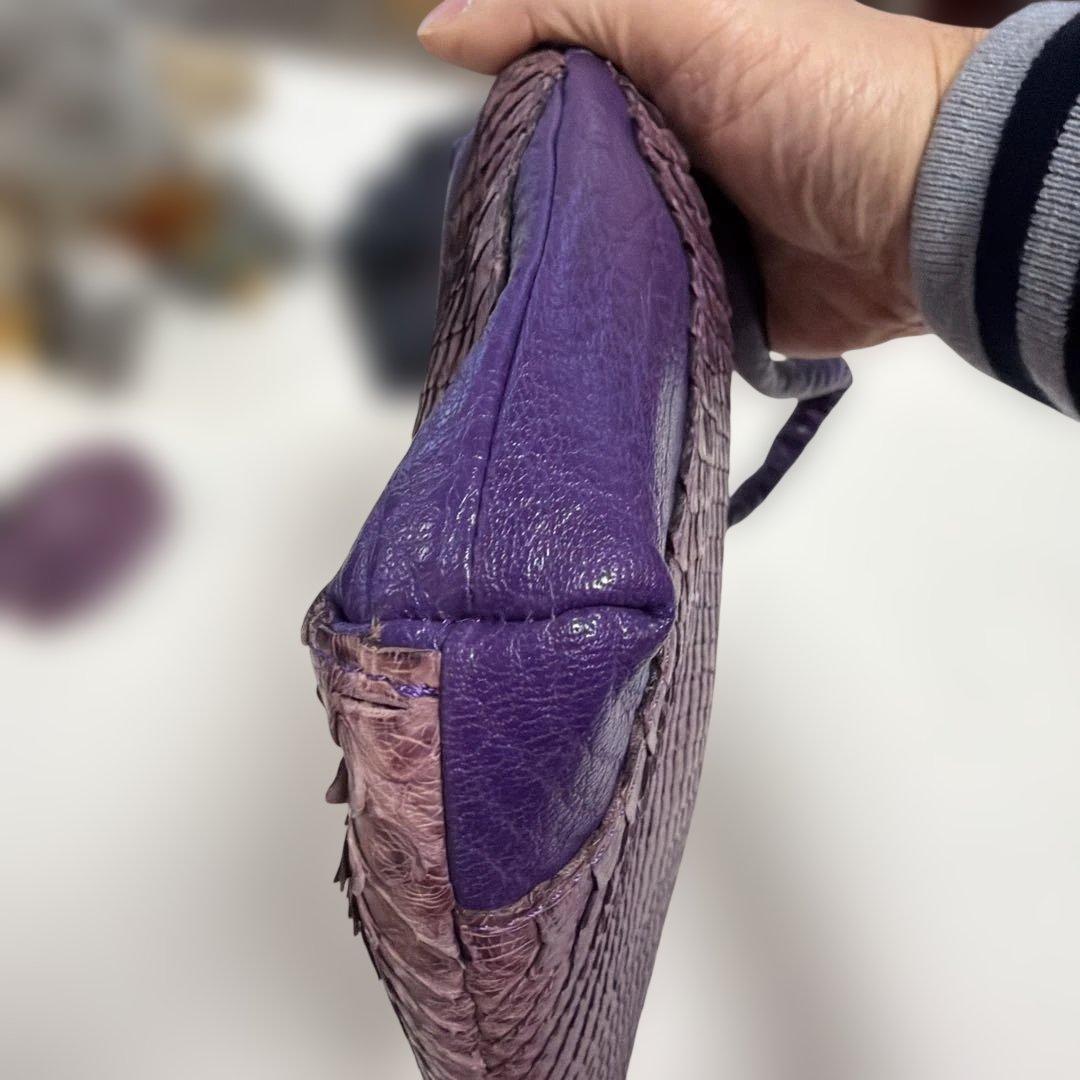 「はるさん専用〜ʕ•ᴥ•ʔ」IBIZA　美品！　パイソン　ハンドバッグとポーチ！