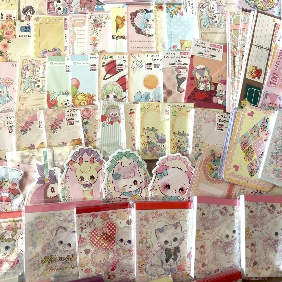 ほぼ新品未使用 アニマル系 メモ帳まとめ売り Liebe/飴ノ森ふみか 廃盤レア