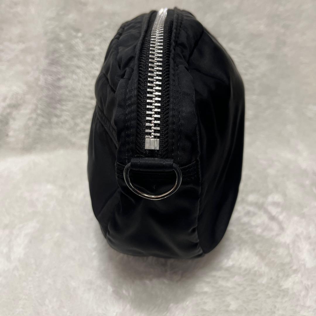 PORTER タンカー ショルダーバッグ ハーフムーン ブラック