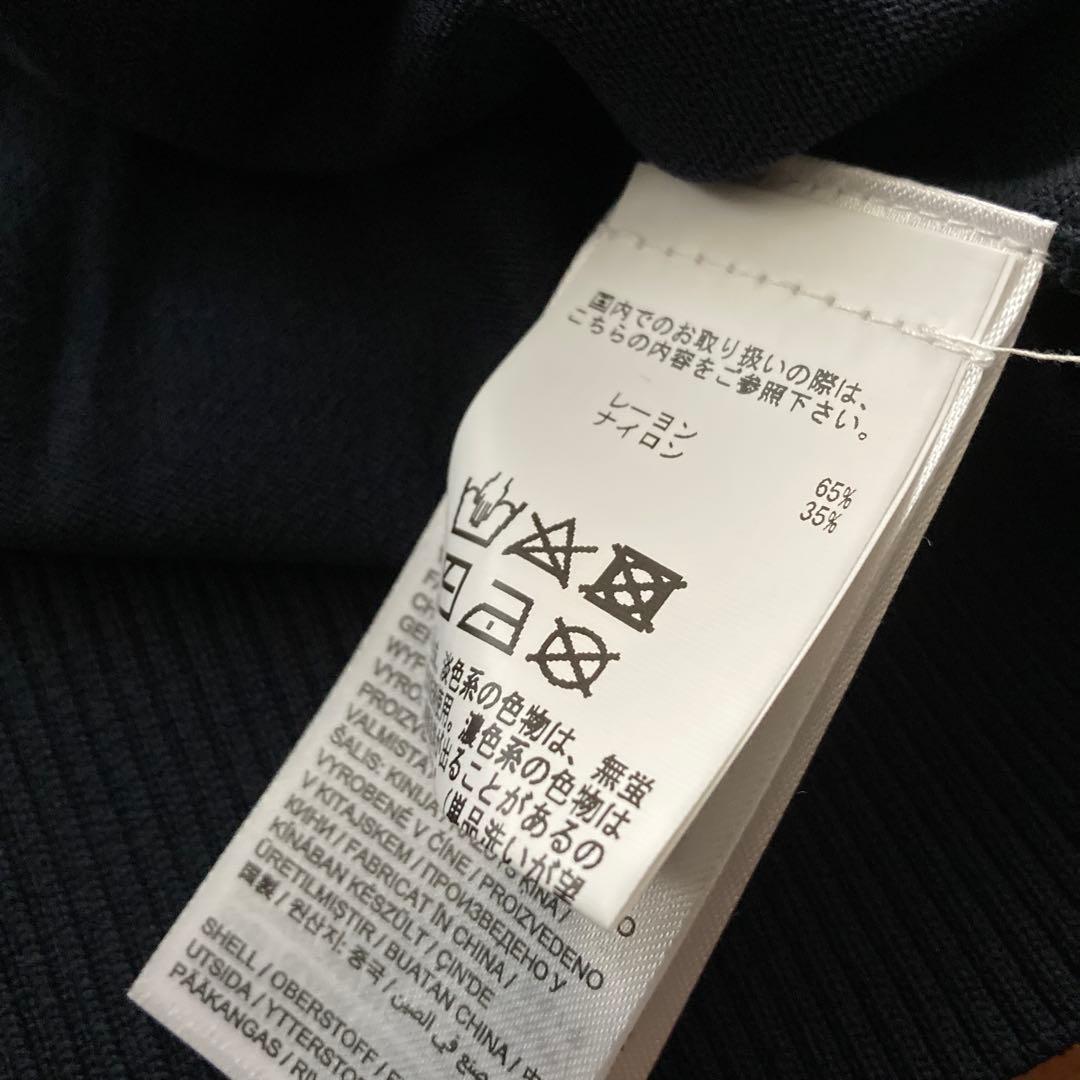 新品J. LINDEBERG メンズゴルフセーター JLロゴ ネイビー S 軽量