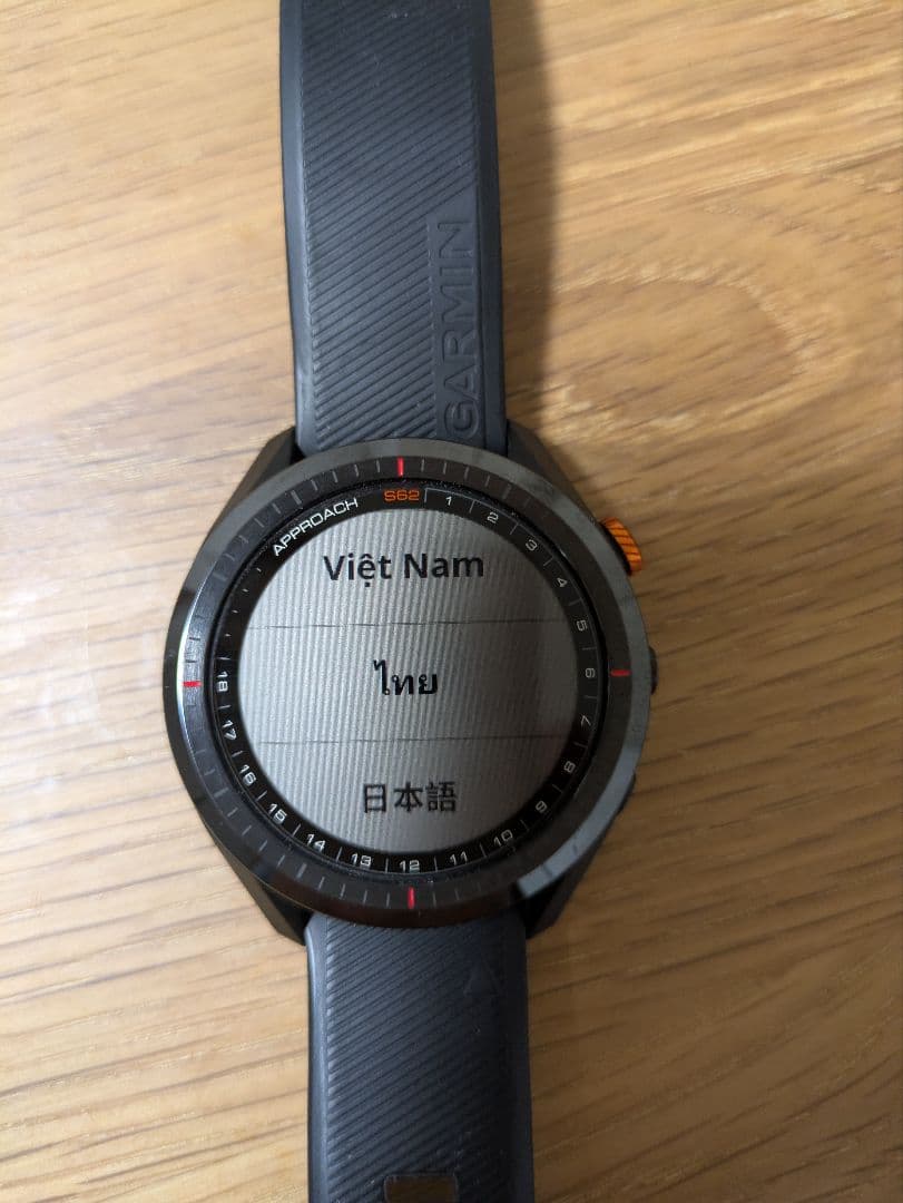 【美品】ガーミン(Garmin) Approach S62 GPSゴルフウォッチ