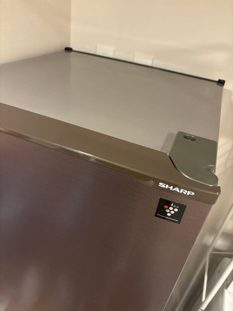 【くろ】シャープ冷蔵庫271L大きめ2ドア2017年製SJ-PD27C-T