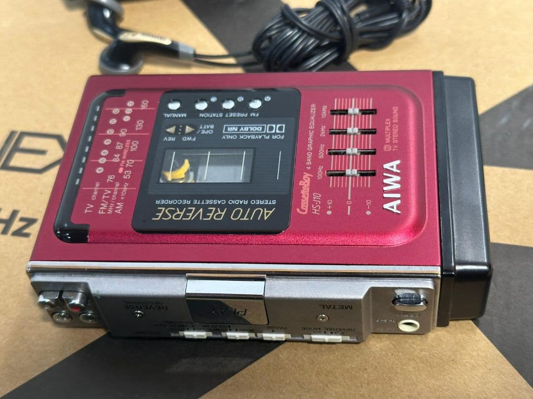 AIWA HS-J10 ステリ―オラジオカセットレコ―ダ―