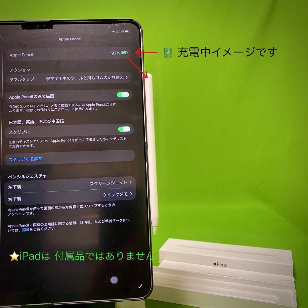 【極美品✨】Apple Pencil 第2世代 A2051 マグネット充電式