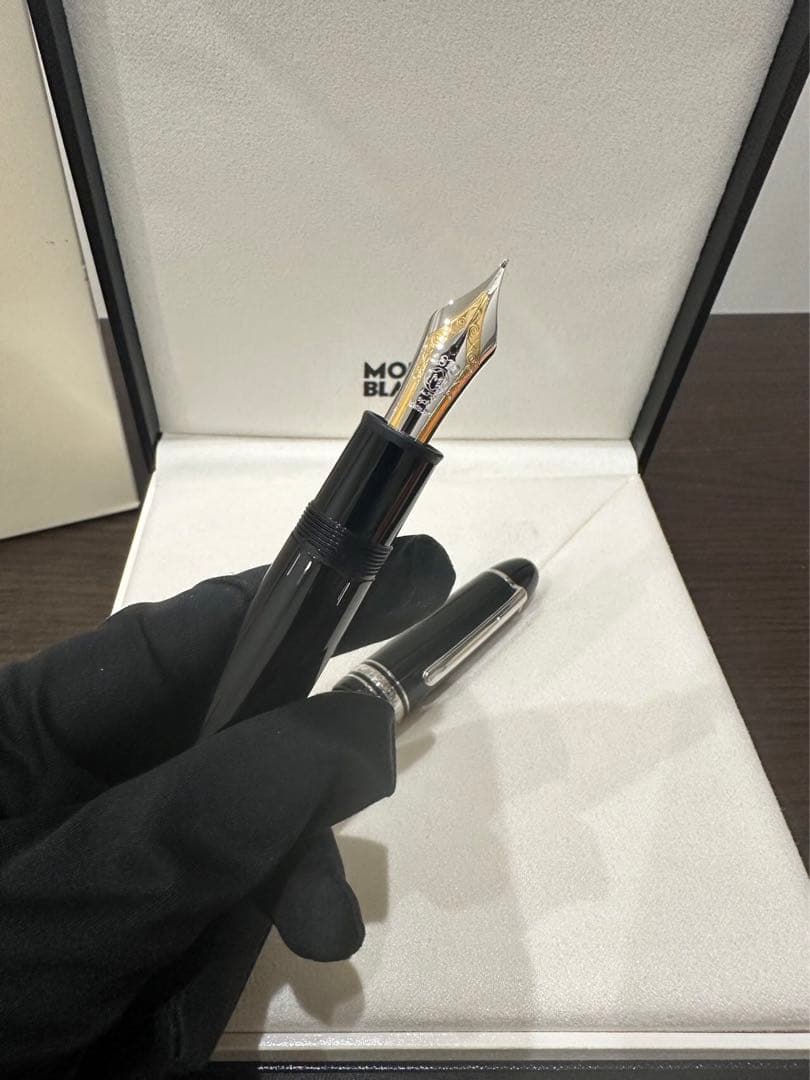 モンブラン万年筆 マイスターシュテュック プラチナコーティング P149 F