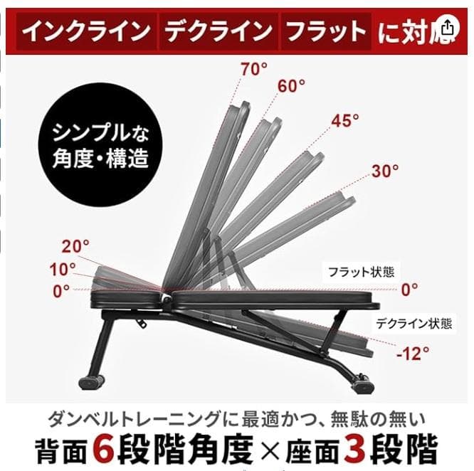 値下げ 8000円 引き渡し限定　調整可能な黒のトレーニングベンチ