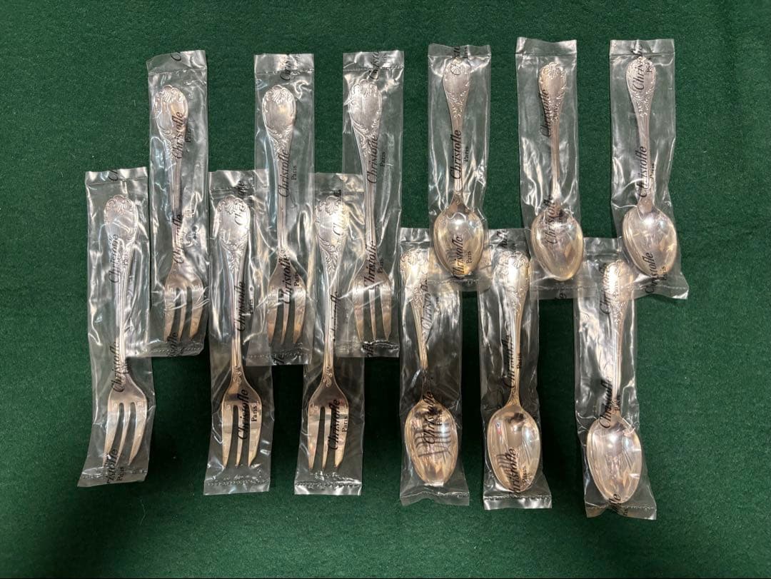 クリストフル製カトラリーセット 12個