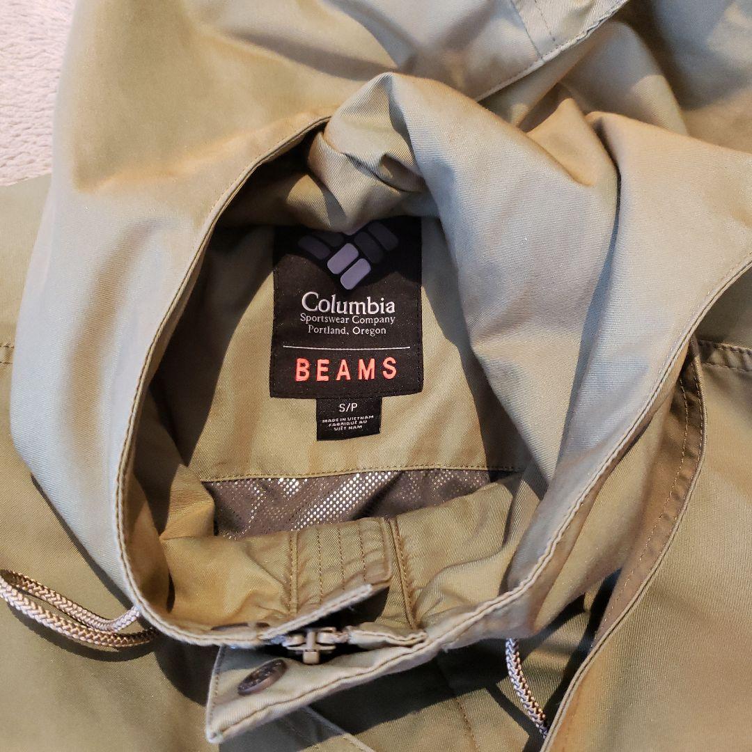 ビームス＋Columbia フィッシングジャケット 　S カーキ