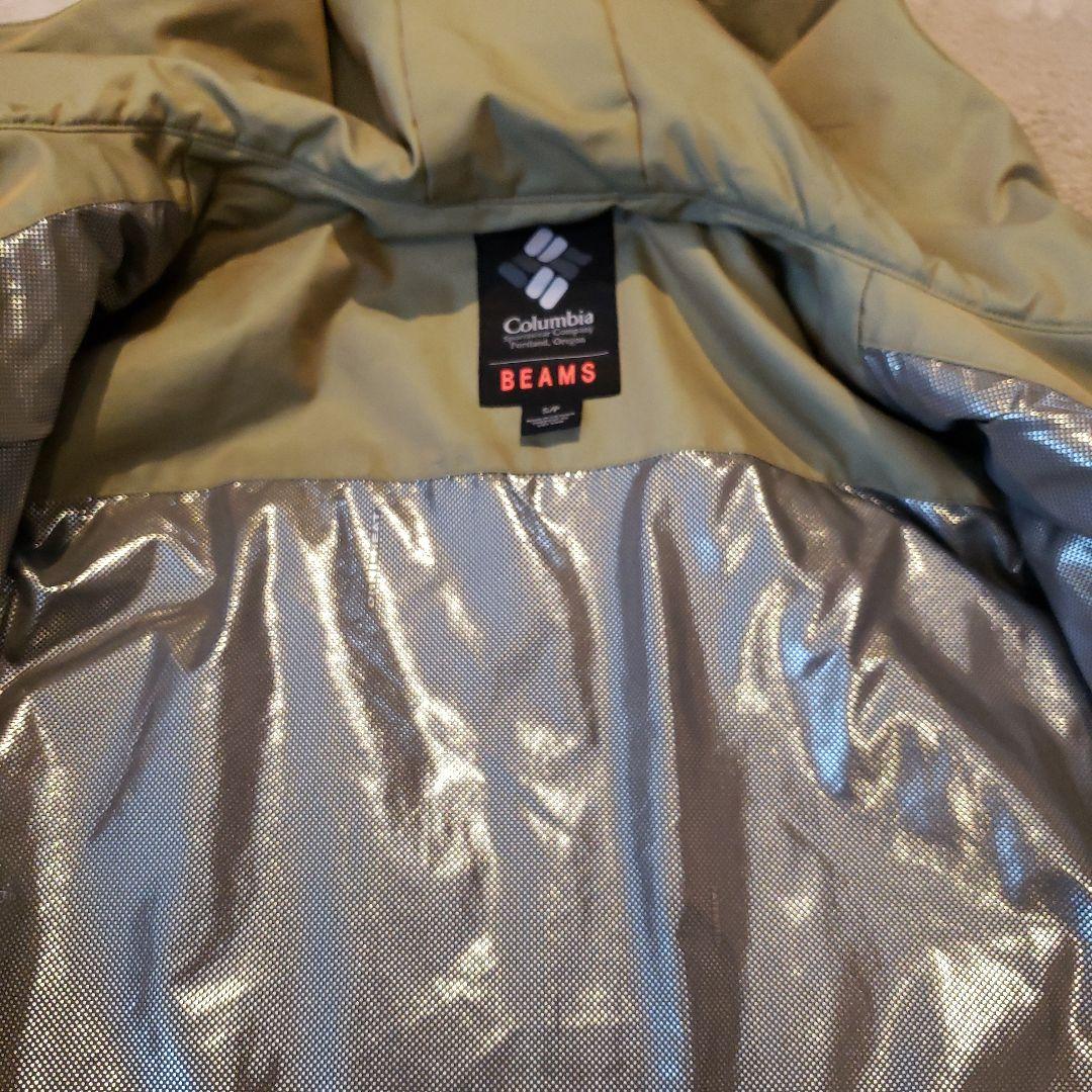ビームス＋Columbia フィッシングジャケット 　S カーキ
