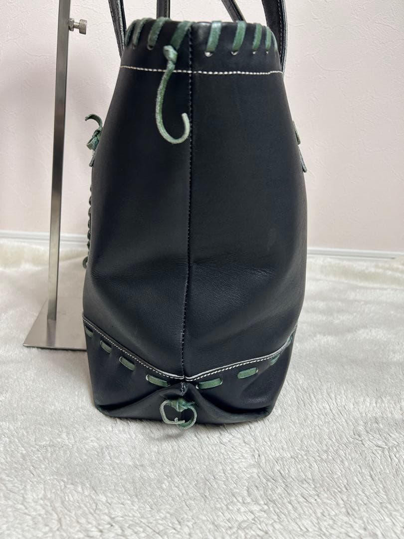 久保田スラッガー✖️ヤクルトスワローズ　グラブトート　大　レザー　ブラック