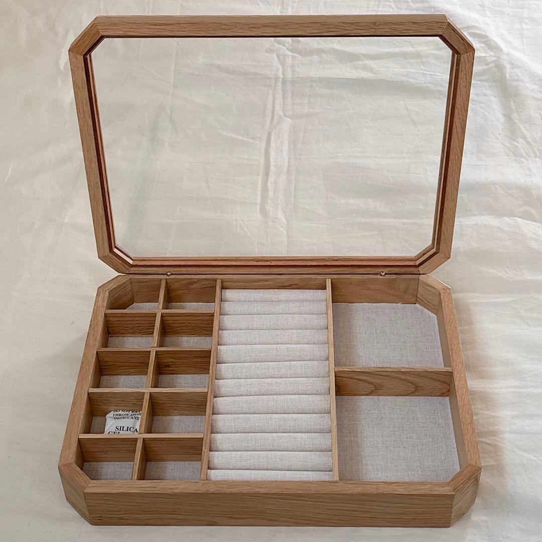 ラスト2点 ꕤ ZARA ウッドジュエリーボックス アクセサリーケース