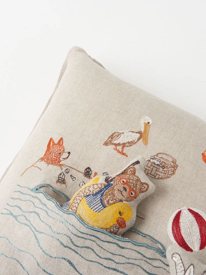 コーラル&タスク クッションカバー Beach Pocket Pillow