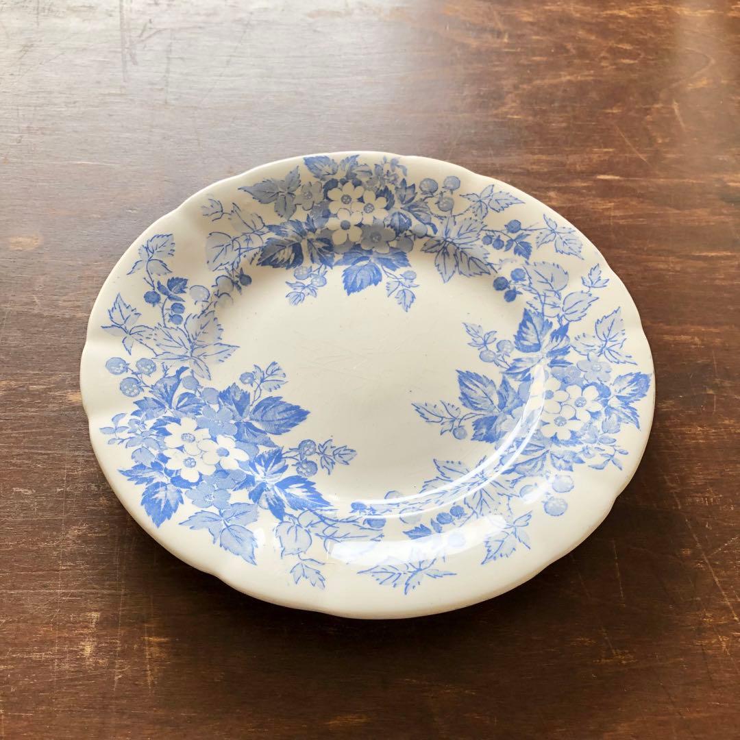 1900年代初期 フランス　サルグミンヌ《RUBIA》デザートプレート　希少