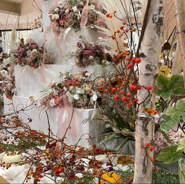 北海道白樺の木　店舗用ディスプレイ　装飾用2本セット