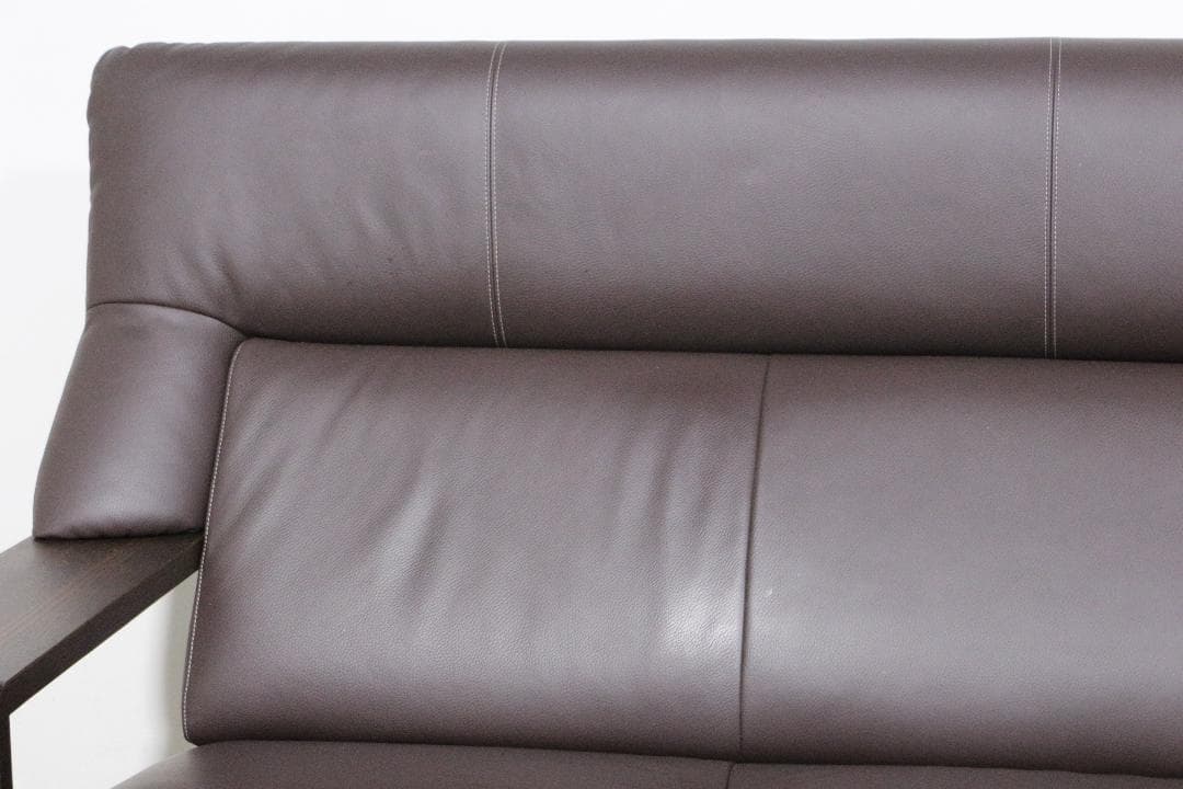 karimokuカリモク家具★Chitanoチターノ★３人掛けソファ★本革