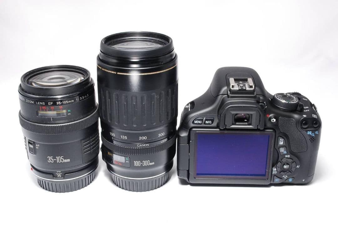 ♥望遠&標準Wレンズ♥Canon Kiss X5 超美品 すぐ使える 動作良好