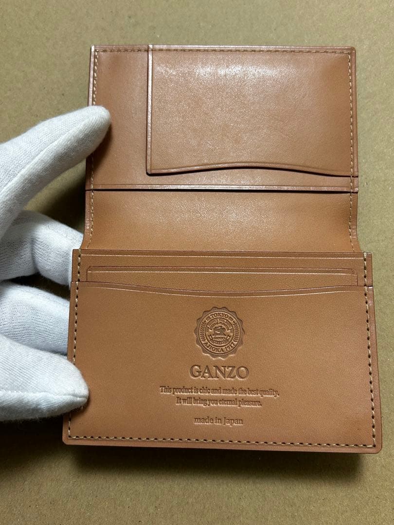 ガンゾ GANZO コードバン 名刺入れ カードケース