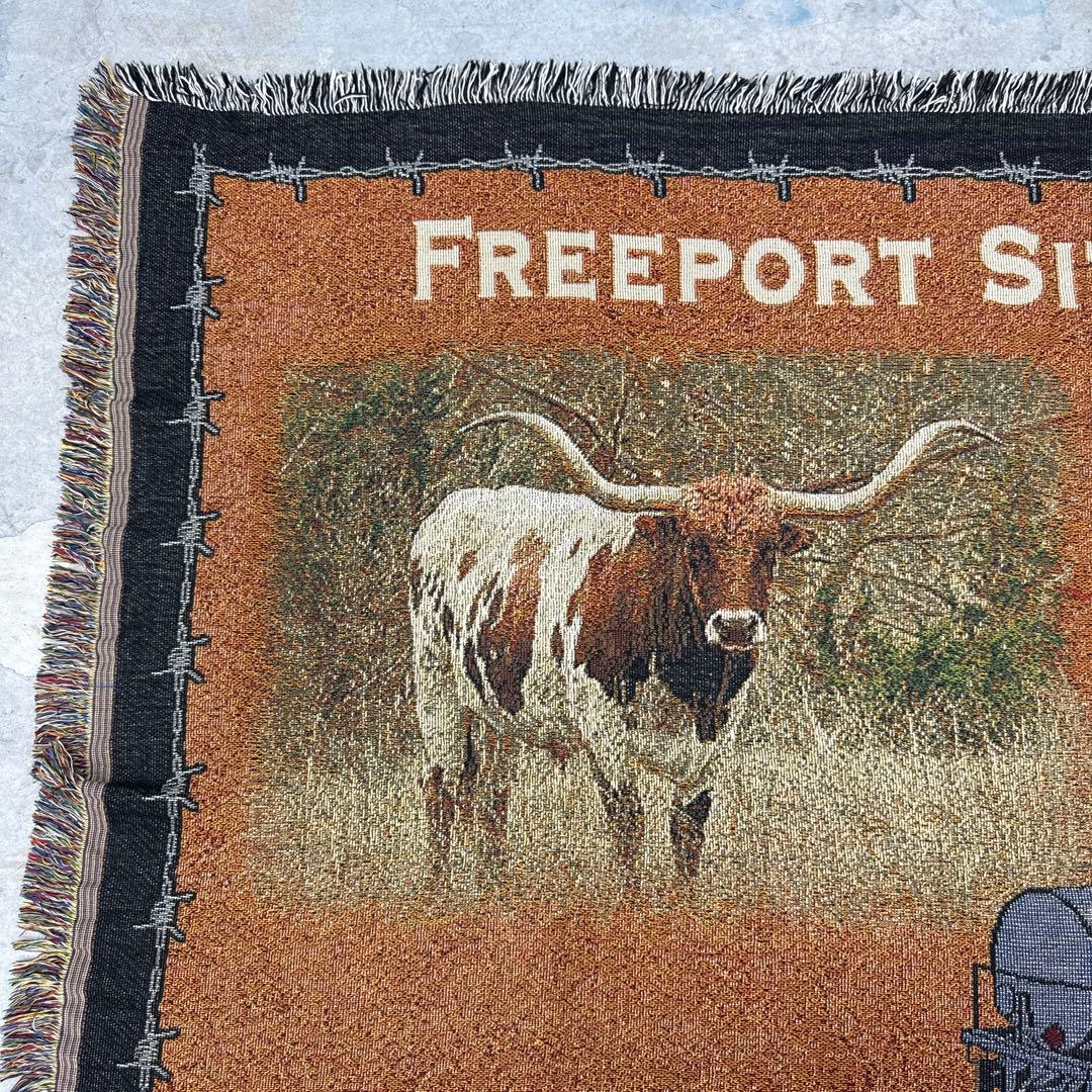 テキサス　企業系　マルチカバー　ソファーカバー　ヴィンテージラグ　131x188