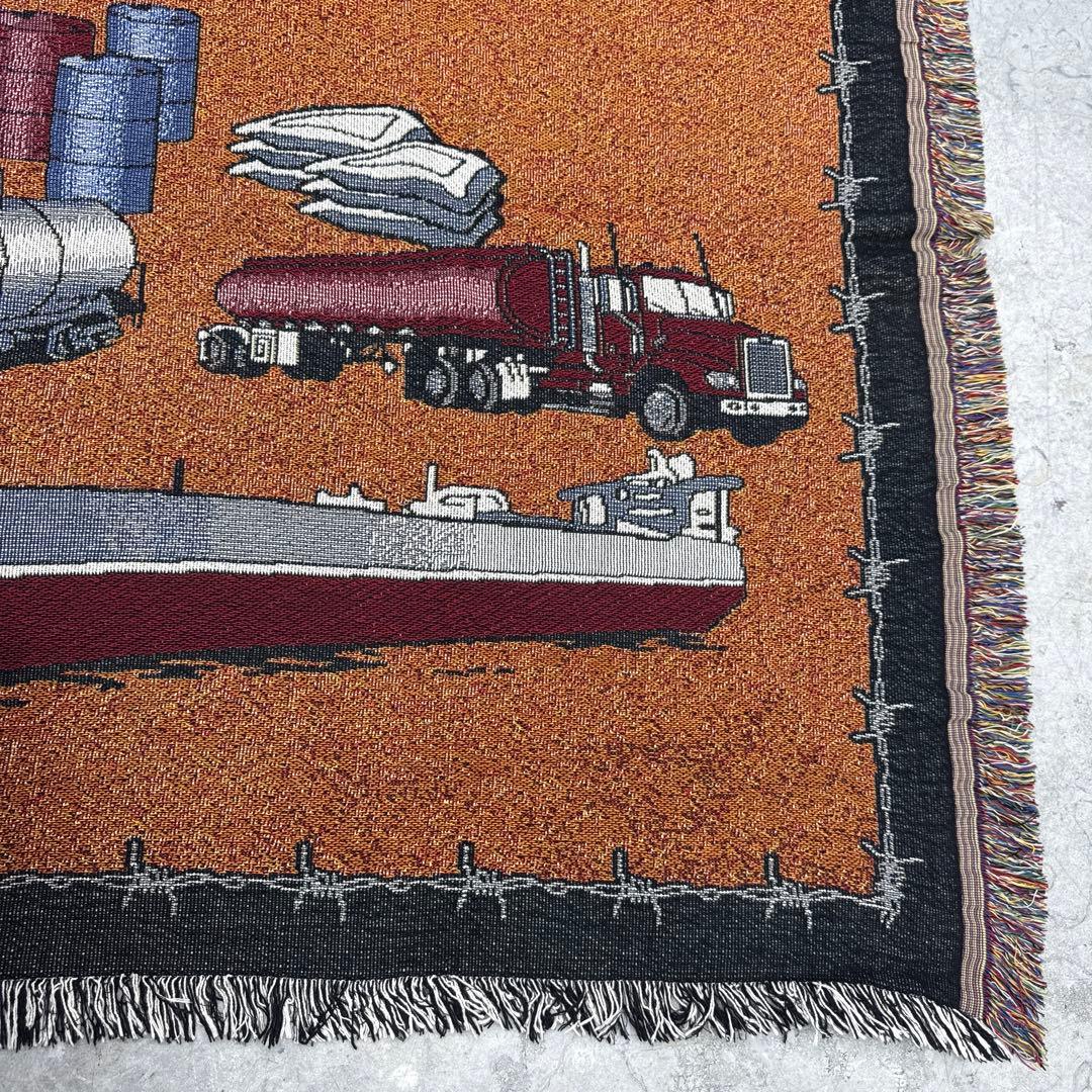 テキサス　企業系　マルチカバー　ソファーカバー　ヴィンテージラグ　131x188