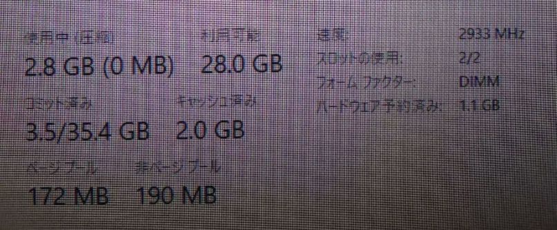 メモリ DDR4-3200 16 GB x 2