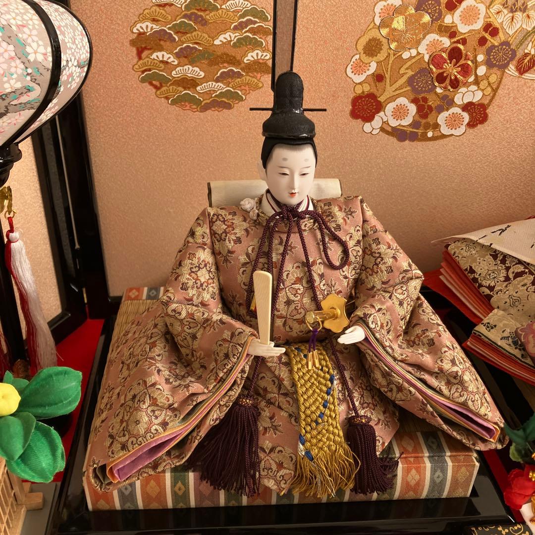 京人形雛　ひな人形　屏風（別写真）