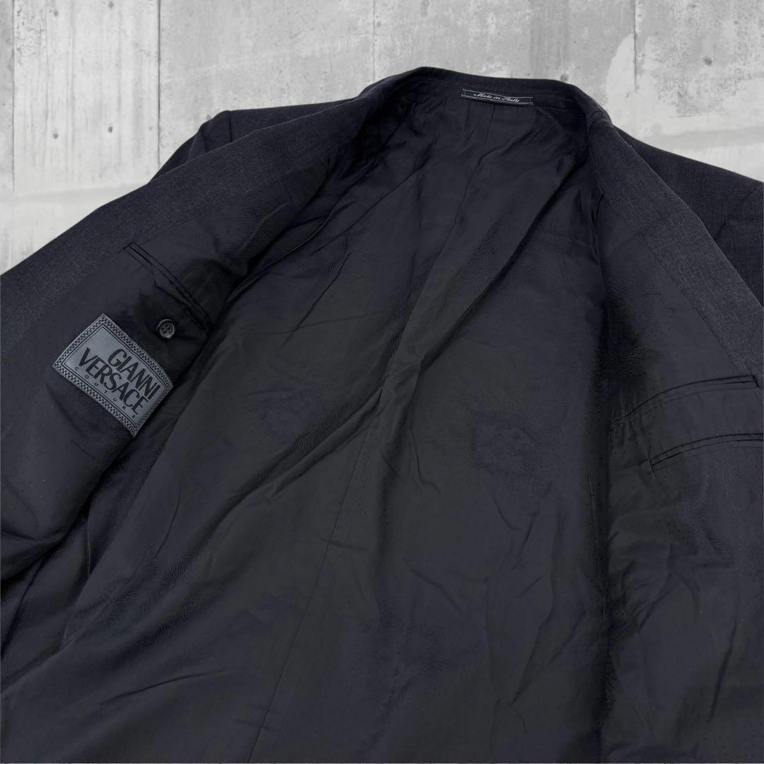 高級】VERSACE ヴェルサーチ メデューサ　スーツ　ダブル　ジャケット