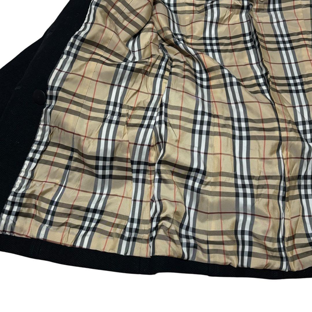 BURBERRY BLUE LABEL　ラビットファー ウールコート フード