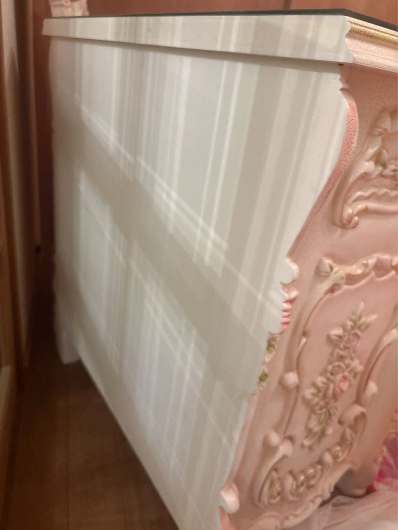 ♡ロココ♡姫プリンセスチェスト♡薔薇ベルサイユ4段チェストシリックアンティーク