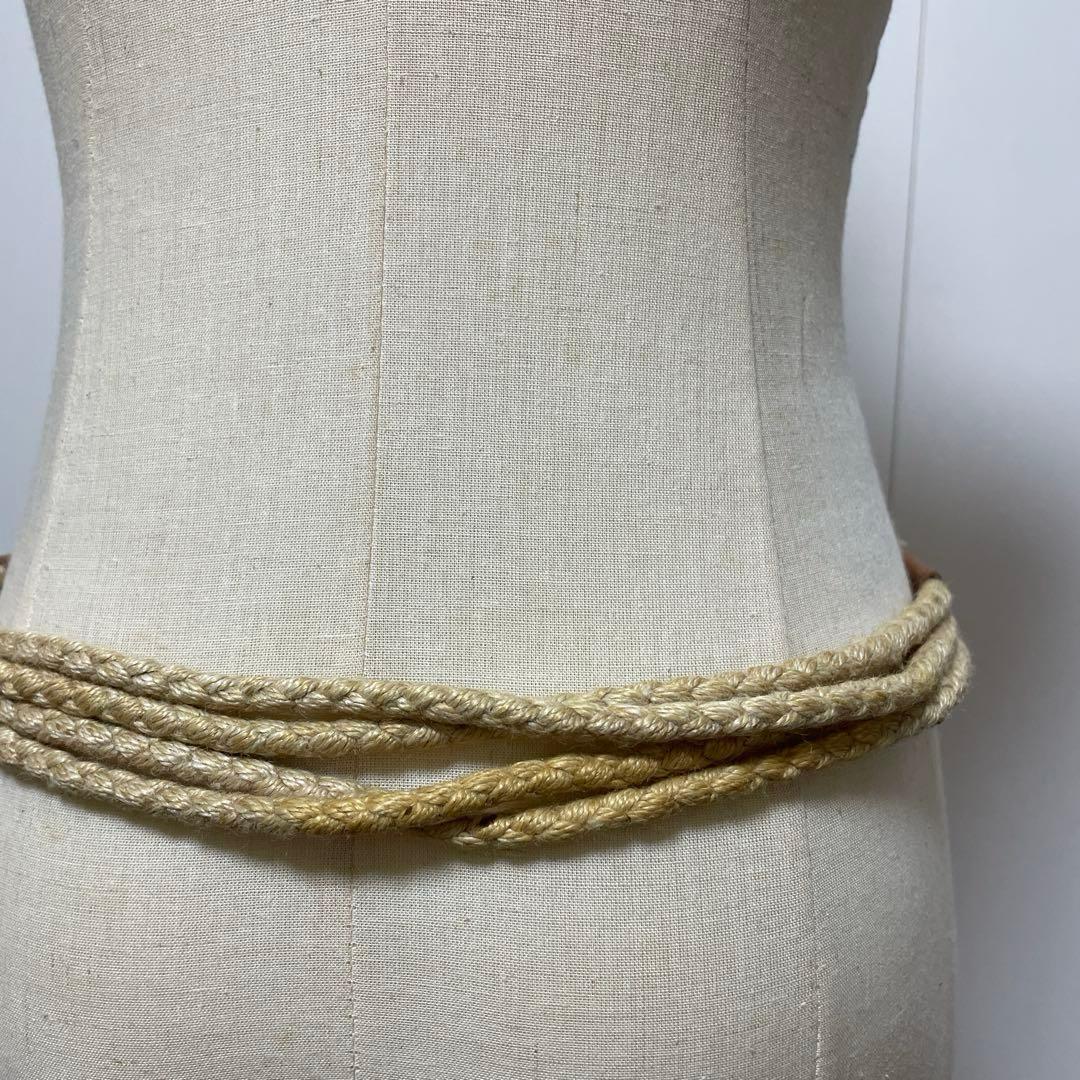 ISSEY MIYAKE イッセイ ミヤケ ロープ編み レザーベルト