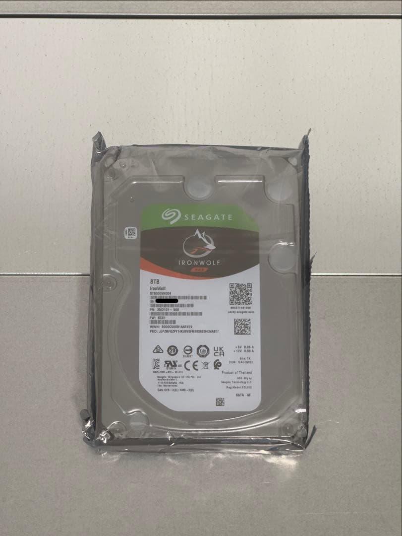 【最終値下げ】新品未開封 Seagate IronWolf 8TB 保証あり