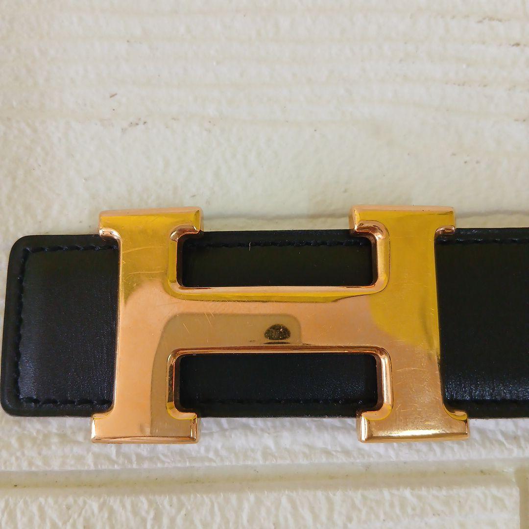 エルメス ベルト コンスタンス Hロゴ 刻印 レザー s1