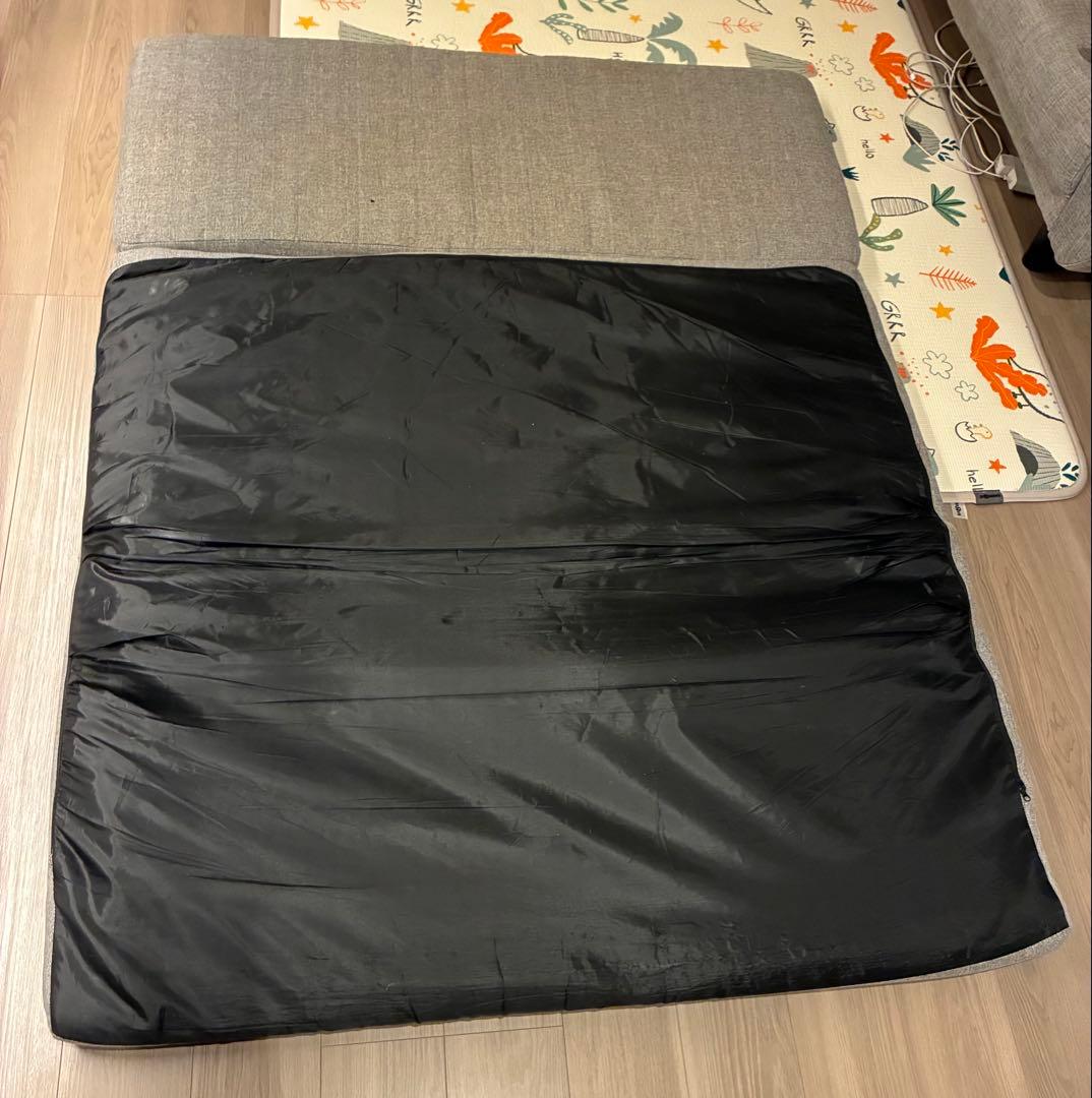 ローソファー ソファーベッド グレー フロアソファ 座椅子