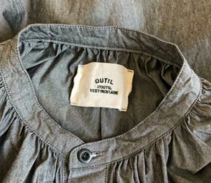 OUTIL /コットンシルクブラウス