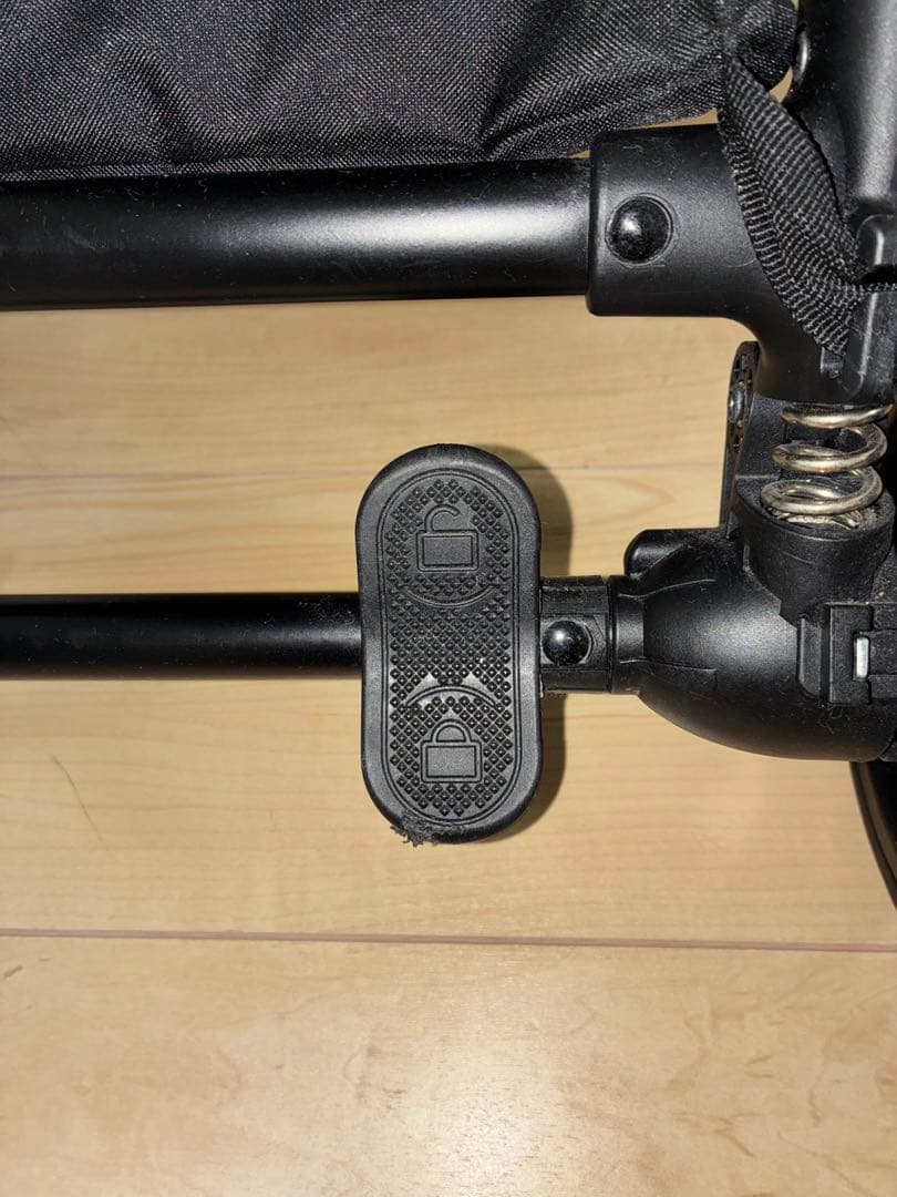 smooca mini ペットカート ブラック カップホルダ付　折り畳み式　美品