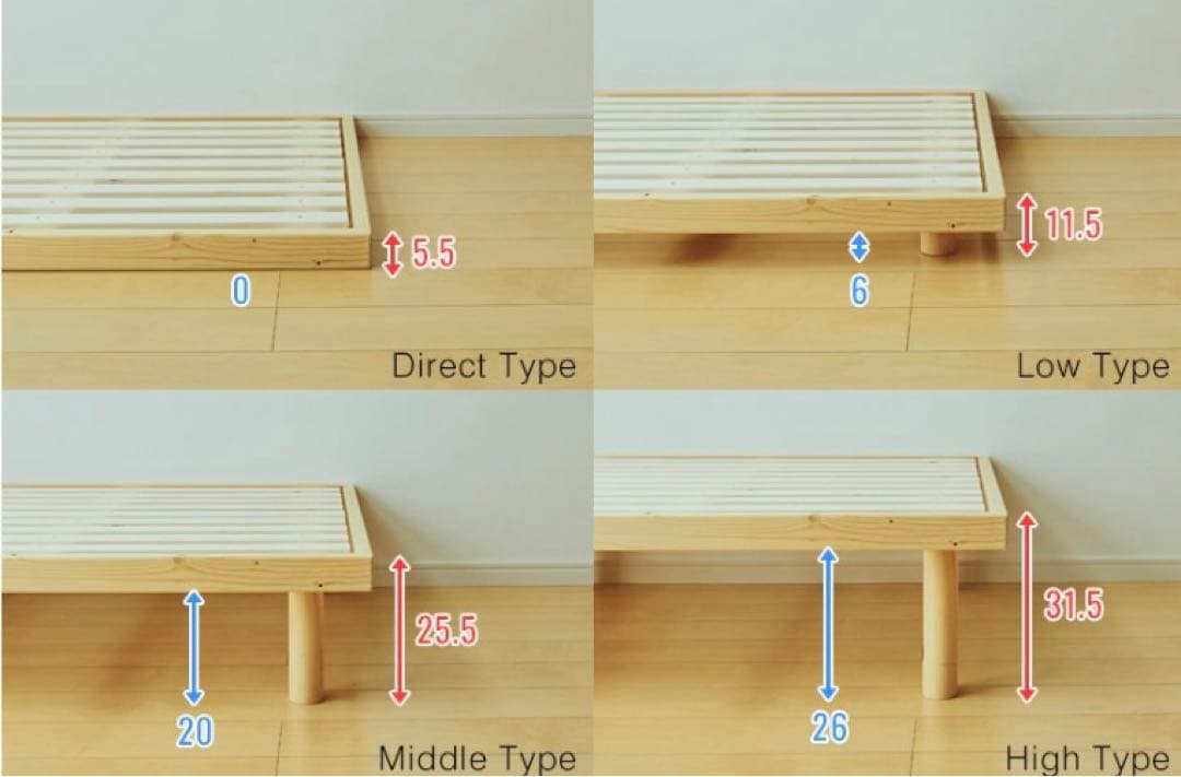 【ダブルサイズ】ベッドフレーム＆ベッドマットレス