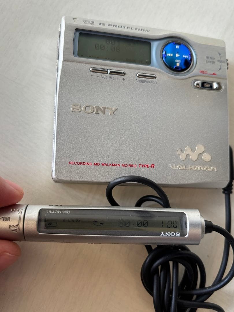 SONY ソニー MDウォークマン MDプレーヤー MZ-R910