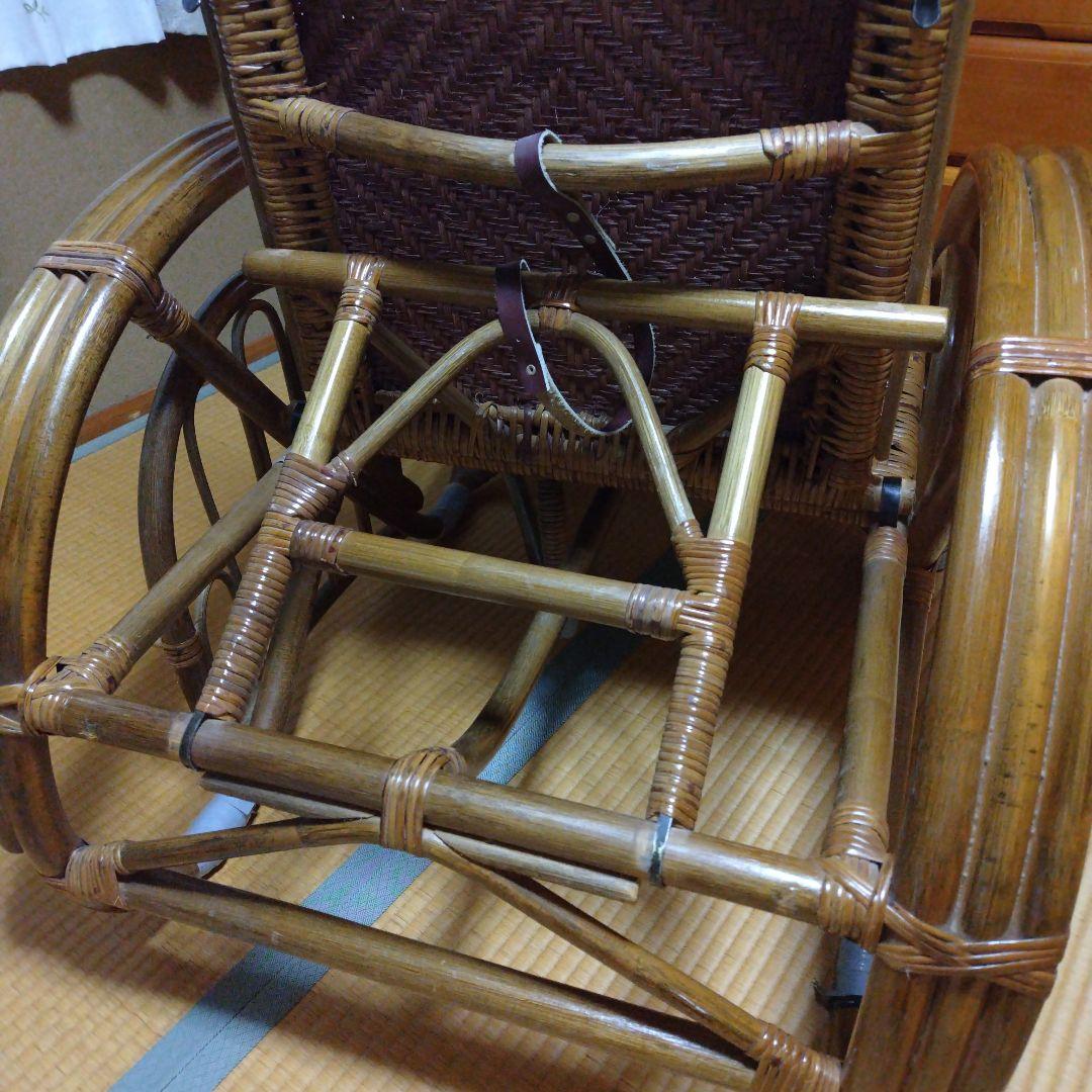 ラタンリクライニングチェア