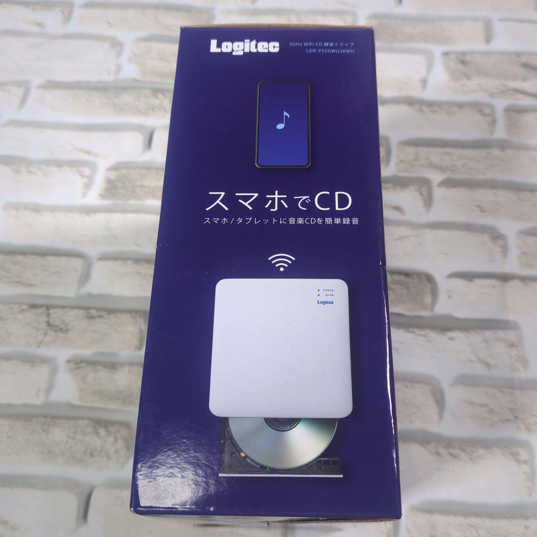 【未使用】Logitec Wi-Fi CDドライブ LDP-P56W3