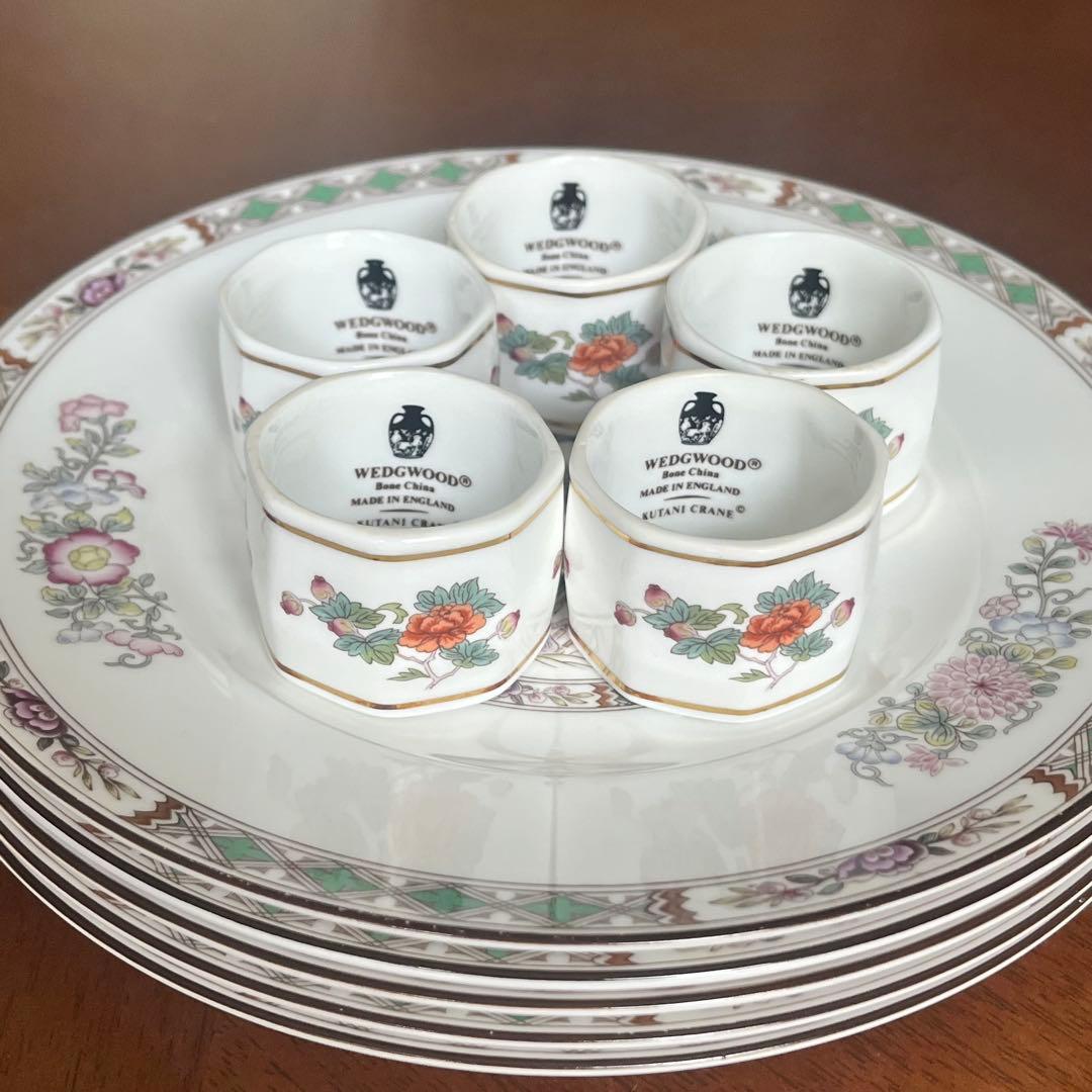 【美品】ウェッジウッド★クタニクレーン★デザート皿　5枚