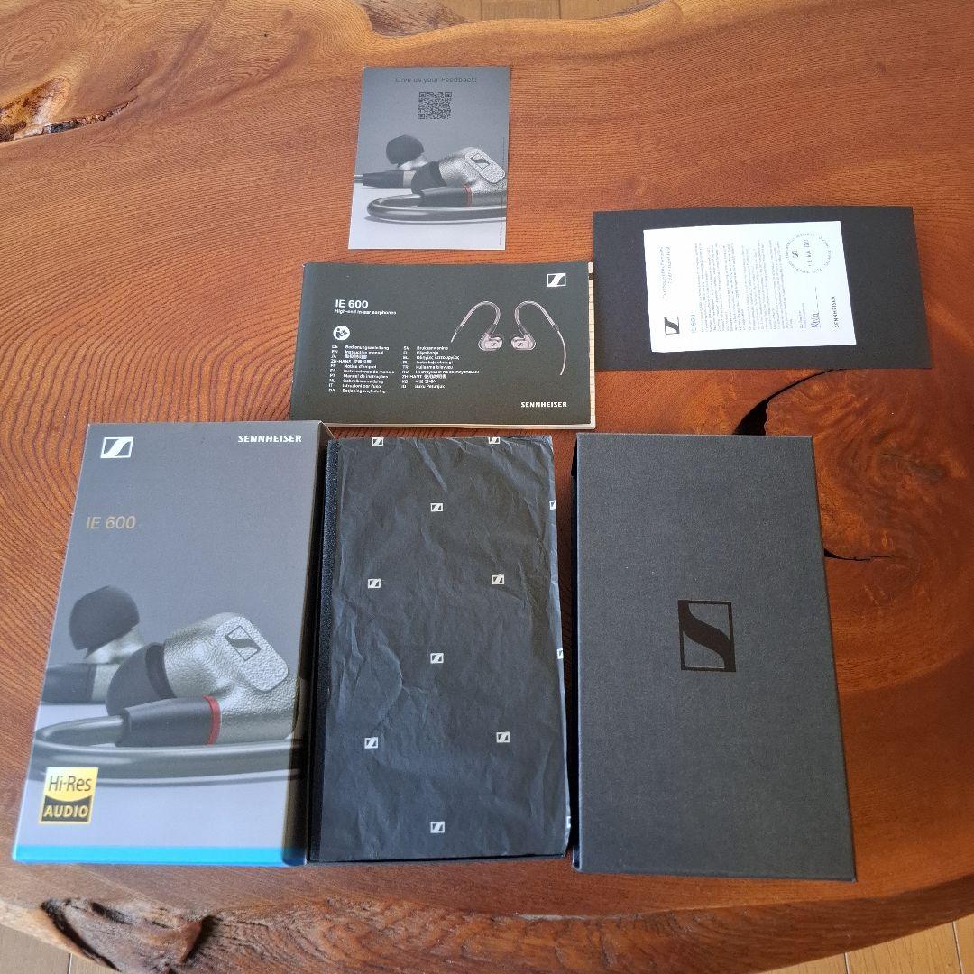 ゼンハイザーイヤホーン IE 600 Hi-Res AUDIONASA 極上品！