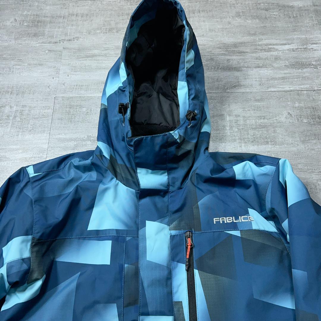 お買い得★ FABLICE ファブリス スキーウェア メンズM 総柄 旅行や授業